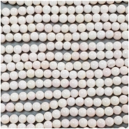 Pink Shell 3mm Round Beads (N) Approximate size 3.2 to 3.35mm 16 to 16.25 inches CLOSEOUT