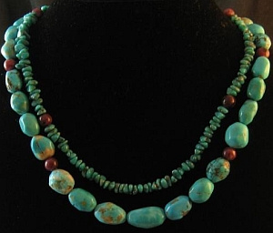 How to make a multistrand beaded necklace with gemstones.