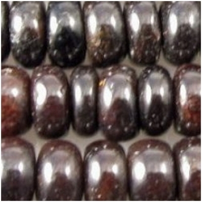 Garnet rondelle 7 to 7.6mm gemstone beads (N)