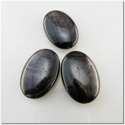 1 Hypersthene oval pendant  30mm gemstone bead (N)