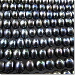 Pearl baroque rondelle beads (D) 5.5 to 5.8mm