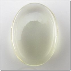1 Lemon smokey quartz oval double side gemstone cabochon (H) 39.7 to 40mm