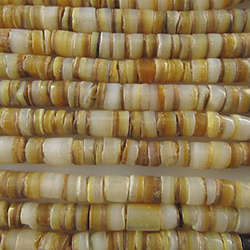 Heishi Gold Lip Shell beads 4.8mm (N)