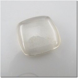 1 Smokey quartz square gemstone cabochon (H) 24.8 to 25mm