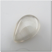 1 Smokey quartz drop gemstone cabochon (H) 28.7 to 30mm