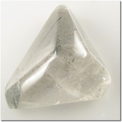 1 Tourmalated Quartz freeform gemstone cabochon (N) 40.9mm
