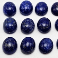 1 Lapis Lazuli Oval Gemstone Cabochons (N) 9 x 11mm