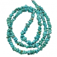 Campitos Turquoise Graduated Nugget Gemstone Beads (S) 2.82 to 7.39mm 18.75 inches