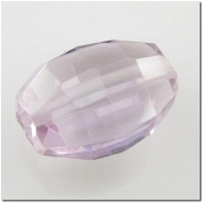 1 Amethyst puff oval gemstone bead (N) 11 to 12.3mm