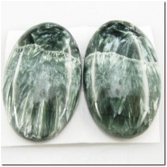 1 Serphanite AA gemstone cabochon (N) 37.4mm