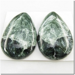 1 Serphanite AA gemstone cabochon (N) 35mm