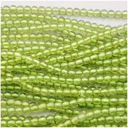 Peridot AA Round Gemstone Beads (N) Approximate size 3.5 to 3.94mm, 15.5 inches s CLOSEOUT