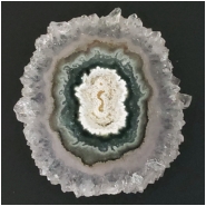 1 Amethyst Flower Stalactite Gemstone Slice (N) 38.31 x 39.67mm CLOSEOUT