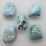 1 Larimar Pendant Top Drilled Large Hole Gemstone Bead (N) 19.02 to 23.55mm x 22.97 to 28.05mm CLOSEOUT