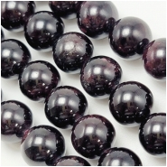 Garnet 10mm Round Gemstone Beads (N) 15.5 inches