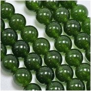 Nephrite Jade Round A Gemstone Beads (N) Approximate size 6.5mm 15 inches