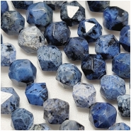 Dumortierite 6mm Star Cut Faceted Gemstone Beads (N) 15.5 inches