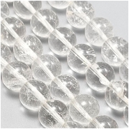 Crystal Quartz Round Gemstone Beads (N) 10mm 15 inch