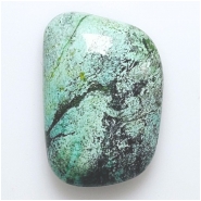 1 Hubei Turquoise Freeform Gemstone Cabochon (S) 21.7 x 31.4mm