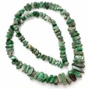 Variscite Graduated Chip Gemstone Beads (S) 3.2 to 13.2mm 15.75 inches
