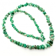 Variscite Graduated Chip Gemstone Beads (S) 3 to 10.4mm 16.25 inches
