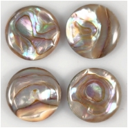 1 Mother of Pearl Round Cabochon (N) Approximate Size 18.1 to 18.25mm