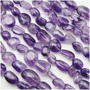 Amethyst Nugget Gemstone Beads (N) Approximate size 6.8 x 7.3mm to 9.9 x 15mm 16 inches