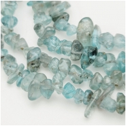 Apatite Chip Gemstone Beads (N) Approximate size 1.4 to 13.5mm 34 inches