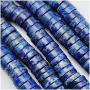 Lapis Lazuli 12mm Heishi Gemstone Beads (N) 7.75 inches
