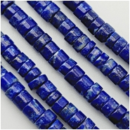 Lapis Lazuli 5 to 7mm Heishi Gemstone Beads (N) 16 inches