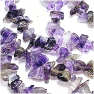 Dog Tooth Amethyst Chip Gemstone Beads (N) 2 to 15.5mm36 inches