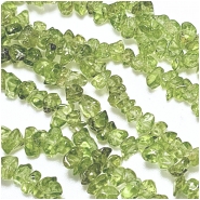 Peridot Chip Gemstone Beads (N) 1.2 to 8.2mm 34 inches