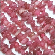 Pink Tourmaline Chip Gemstone Beads (N) 1 to 16mm 15.75 inches