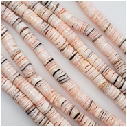 Conch Shell Heishi Beads (N) Approximate Size 6mm 23 inches