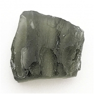1 Moldavite Raw Gemstone Tektite Shard No Holes (N) 12.7 x 13.6mm