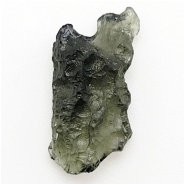 1 Moldavite Raw Gemstone Tektite Shard No Holes (N) 12.2x 24.3mm