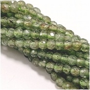Green Aventurine Faceted Round 3mm Gemstone Beads (N) 15.5 inches