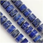 Lapis Lazuli Faceted Wheel Gemstone Beads (N) 12mm 15.75 inches