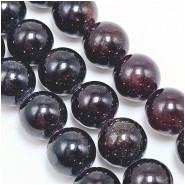 Garnet Round Gemstone Beads (N) 8.75mm 15.5 inches
