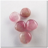 1 Tourmaline plain drop briolette gemstone bead (H) 8.6 to 8.8mm