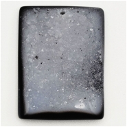 1 Druzy Agate Freeform Gemstone Pendant (D) Approximate Size 26.2 x 34.8mm