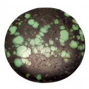 1 Hubei Turquoise Round Gemstone Cabochon (S) 39.95mm