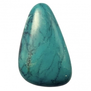 1 Hubei Turquoise Freeform Gemstone Cabochon (S) 31.3 x 47.75mm