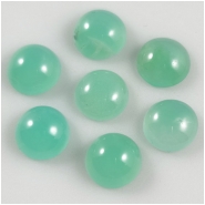 1 Chrysoprase 9mm Round Low Dome Gemstone Cabochon (N) 8.9 to 9.1mm  CLOSEOUT