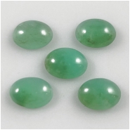2 Chrysoprase 6 x 8mm Oval Low Dome Gemstone Cabochon (N) 5.9 x 7.9mm to 6.15 x 8.2mm  CLOSEOUT