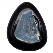 Druzy Agate Gemstone Pendant (D) 31.84 x 39mm