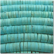 Turquoise Campitos A heishi gemstone beads (S) 5 to 5.2mm