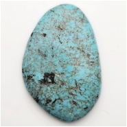 Hubei Turquoise Freeform Gemstone Cabochon (S) Approximate size 28 x 42mm