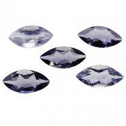 6 Iolite Faceted Marquis Loose Cut Gemstones (N) 3 x 6mm