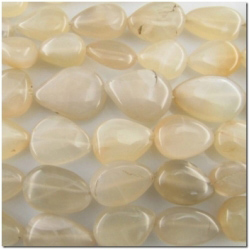 Moonstone drop gemstone beads (N) 12 to 18mm